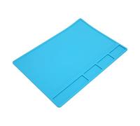 Naroote Estera de Silicona, Almohadilla de Reparación de Silicona Antiestática, Almohadilla de Soldadura con Escala, Ideal para Electrónica