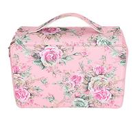 Naroote Estuche para Lápices de 5 Capas de Gran Capacidad, Portalápices con Cremallera, Bolsillo de Almacenamiento de PU con 252 Ranuras, Ideal para Estudiantes de Arte y Uso Portátil (fundación rosa)
