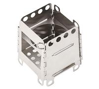 Naroote Estufa Plegable Portátil de Acero Inoxidable para Barbacoa Al Aire Libre, Camping, Senderismo, 4,1x3,7 Pulgadas, 174g