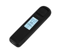 Naroote Etilómetro de Alcoholemia Profesional, Confiable y Portátil con Carga USB, Extinción Automática para el Hogar (BLACK)
