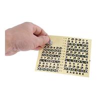 Naroote Etiqueta Engomada de la Nota del Diapasón de la Guitarra Etiqueta de Escala Musical Duradera para la Práctica Principiante, Mejora el Oído para los Amantes de la Música, Ultrafino para Tocar