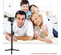 Naroote Extensión del Trípode, Polo de la Cámara 33 Cm - 60 Cm Longitud del Brazo de Extensión Ajustable con un Orificio del Tornillo de 1/4 Pulgada del Trípode Tubo de del para la del Monopodo del