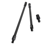 Naroote Extensor de Llave de Vaso de 2 Piezas de 13,77 '' 9,84 '', Barra de Extensión de Enchufe Flexible con Unidades de 1/2'', Construcción de Eje de Resorte y Flexibilidad de 45°