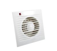 Naroote Extractor de Aire, Extractor de Aire Duradero de Alta Resistencia de 6 Pulgadas para Baño, Cocina, Montado en la Pared, Ideal para Ventilación del Hogar (4 pulgadas (102 mm de diámetro