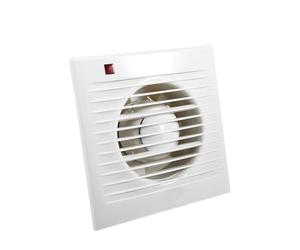 Naroote Extractor de Aire, Extractor de Aire Duradero de Alta Resistencia de 6 Pulgadas para Baño, Cocina, Montado en la Pared, Ideal para Ventilación del Hogar (4 pulgadas (102 mm de diámetro