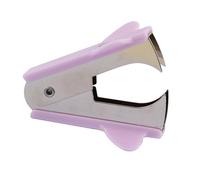 Naroote Extractor de Grapas Eliminación Eficiente de Grapas Diseño Ergonómico para Oficinas Departamentos de Finanzas Metal (PURPLE)