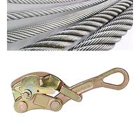 Naroote Extractor de Mandíbula de Cuerda de Acero, Herramienta de Agarre Duradera y Resistente Al Desgaste para Construcción, para Cuerda de Acero, Alambre, Cable para Sitios de Construcción
