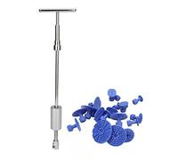 Naroote Extractor de Reparación de Abolladuras de Vehículos, Herramienta de Soldadura Tipo T de Plástico Metálico, Herramienta de Eliminación de Abolladuras de Automóviles con Gran Fuerza de (Tipo 1)