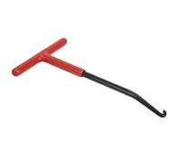 Naroote Extractor de Resorte para Tubo de Escape de Motocicleta, Herramienta de Reparación Práctica y Resistente, Fácil Instalación para Mecánicos, Acero + Caucho, Rojo + Negro