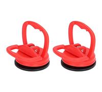 Naroote Extractor de Ventosa Elevador de Vidrio Duradero con Hebilla de una Mano para Herramienta de Desmontaje de Teléfonos Móviles, 2 Piezas para Azulejos de Cerámica Teléfono con Carcasa de (rojo)