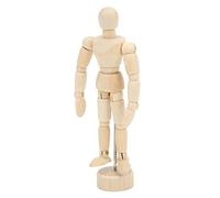 Naroote Figura de Dibujo de maniquí de Madera Portátil, Desarrolla Habilidades Prácticas, Adecuado para Niños, Material Schima Superba (árbol de embalaje)