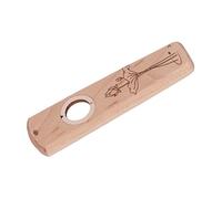 Naroote Flauta Kazoo de Madera para Guitarra, Ukelele, Acompañamiento, Armónica, Diafragma, Instrumento de Viento, Fácil de Usar para Principiantes, Compacto y Portátil para Viajes y Exteriores (#1)