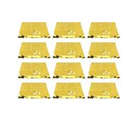 Naroote Fondo de Pared con Brillo de Lentejuelas Cuadradas Espejadas, Decoración de Panel Brillante para Mascotas, PC de Viento, Fondo para Fotografía de Cumpleaños y Boda (12PCS)