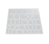 Naroote Formas de Joyería de Silicona, Moldes de Joyería de Resina Fáciles de Limpiar Reutilizables para el Anillo de Llave para el Rango de Orejas