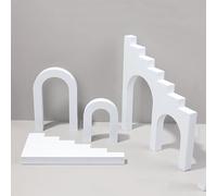 Naroote Formas Geométricas de Espuma para Cubo de Accesorios de Fotografía de Joyería, Socio de Sesión de Fotos de Producto Innovador para Fotógrafo de Naturaleza Muerta, Blogger, para Joyería o