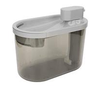 Naroote Fuente de Agua para Gatos 2200 Ml, Silenciosa, Inteligente, Inalámbrica, Filtración de Ciclismo, Inducción, Material de Calidad Alimentaria, Dispensador Fuente para Mascotas (Grey)