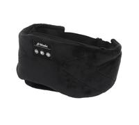 Naroote Funda para Dormir, Bloqueo de Luz Sleep Eye Cover Diadema Inalámbrico de Voz en Inglés para Dormitorio (Black)