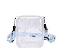 Naroote Funda Protectora para Cámara Instantánea 13, Funda Duradera y Transparente con Correa para el Hombro y Pegatina (White)