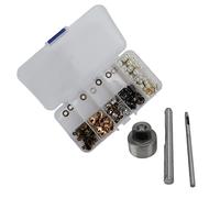 Naroote Gancho para Cordones de Montañismo, Herramienta de Instalación de Latón Duradero para Manualidades, Camping, Senderismo, Aplicable para Actividades Al Aire Libre, 3 Herramientas de Prensa,