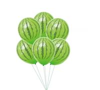 Naroote Globos de Sandía, Decoraciones de Fiesta de Sandía Roja y Verde, Kit de Globos Decorativos de Látex para Fiesta de Cumpleaños (Narooteky4763iqod-10346923)