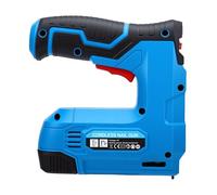 Naroote Grapadora Eléctrica, Grapadora Inalámbrica Recargable Por USB con Estructura de Seguridad, Caja de Clavos de Gran Capacidad, para Decoración de Interiores, Carpintería