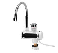 Naroote Grifo Eléctrico Instantáneo de Agua Caliente, sin Depósito | Calienta en Segundos, para Cocina y Baño, Instalación Sencilla, ABS y Acero Inoxidable, Residencial y Comercial