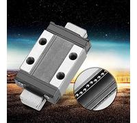 Naroote Guía de Riel Lineal LML9B Ligera en Miniatura para Movimiento Lineal de Precisión, Bloque Deslizante de 1 Pieza para Equipos Automáticos, 9 Mm de Ancho, Apto para Equipos Pequeños, (40)