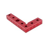 Naroote Herramienta de Posicionamiento Cuadrada Pequeña de 90 Grados para Marcado Preciso de Carpintería y Perforación Central, Aleación de Aluminio Ligera, 1 Unidad