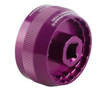 Naroote Herramienta Multifunción 5 en 1 para Soporte Inferior de Bicicleta BB9000 BBR60 Aleación de Aluminio Resistente, Herramienta de Ciclismo para la Mayoría de Soportes Inferiores (PURPLE)