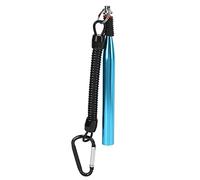 Naroote Herramienta Wacky Rig de Aleación de Aluminio con 100 Anillos Tóricos para Amantes de la Pesca, Herramienta de Cebos Blandos Duradera y Fácil de Usar, Se Adapta a Todos los Gusanos de