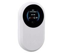 Naroote Hotspot Portátil 4G LTE, Enrutador Móvil WiFi de 300 Mbps con Ranura SIM, Admite Conexiones Simultáneas de Dispositivos, Ideal para Bandas de Red Europeas B1 B3 B7 B20