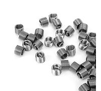 Naroote Insertos de Reparación de Roscas Manga de Alambre de Acero de Alta Resistencia para Roscas M8 X 1,25, Método de Reparación Conveniente para Orificios Roscados Métricos y en Pulgadas, 50 (1.5D)