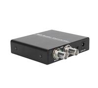 Naroote Interfaz Multimedia HD Al Convertidor SDI, Interfaz Multimedia HD para Doble Alojamiento de Aleación de Aluminio de Ajuste de Aluminio 100-240V para Capacitación (Enchufe de la UE)