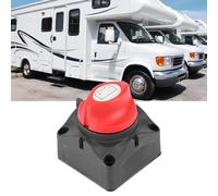 Naroote Interruptor Aislador de BateríA, Corte de EnergíA Confiable para Yates RV, Interruptor de Desconexión de Dos Niveles de 12 V 600 A para una Larga Vida útil, Material ABS, Tamaño de 2,7 X 2,7