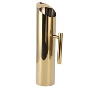 Naroote Jarra de Agua de Metal con Diseño a Prueba de Derrames para Jugos y té Recipiente para Bebidas de Acero Inoxidable de 2 Litros Perfecto para Entretenimiento (GOLD)