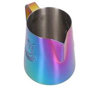 Naroote Jarra de Espuma con Boquilla Eagle, Taza de Espuma de Leche de Acero Inoxidable de 380ml para Crema de Leche (COLORFUL)