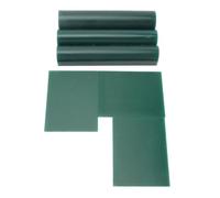 Naroote Juego de Anillos de Cera para Tallar 6 Piezas Cera de Modelado Dura Multifuncional para Hacer Joyas Hojas y Tubos de Anillos de 2 Mm Verde