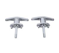 Naroote Juego de Cerraduras Duraderas de Aleación de Zinc con Manija en T y Bloqueo de Tapa de Camión para Remolques, Vehículos Recreativos y Camionetas