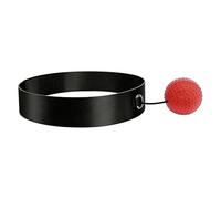 Naroote Juego de Diadema con Pelota de Reflejo de Boxeo, Diadema con Pelota de Boxeo, Conjuntos de Entrenamiento Físico con Coordinación Ojo-Mano, Ideal para Entrenamiento de Velocidad (Rojo)