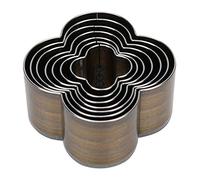 Naroote Juego de Herramientas Artesanales de Acero con Alto Contenido de Carbono, Troquelador de Cuero, 7 Uds., para Proyectos de Cuero y Patrones de Cartón