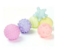 Naroote Juego de Pelotas Táctiles para Bebés, Juguetes Suaves y Coloridos | Textura suave, Material de silicona seguro, Estimulación visual, Participación del sonido, Juego de desarrollo