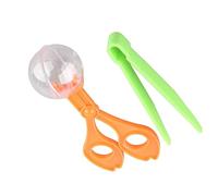 Naroote Juego de Pinzas Livianas para Atrapar Insectos para Niños, Pinzas de Plástico Seguras para Tijeras para Insectos para Juegos Educativos, de 2 Piezas para Viajes de Campamento (Colorful)