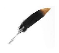 Naroote Juego de Pluma de Inmersión Clásica Vintage, Mano de Obra Exquisita para Entusiastas de la Caligrafía, Aleación de Zinc, Negro (BLACK)