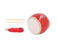 Naroote Juguesa para Niños Toy Kids, Top de Oveja de Piel de Oveja Multifuncional con Correa Ajustable de Tambor China Duradera con Palos para Lecciones de Música