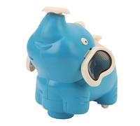 Naroote Juguete de Golpe en Forma de Elefante, Juguete con Bola de Soplado Interactiva en Tiempo de Estómago con Niebla en Aerosol, 2 Modos para Niños (Blue)