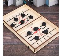 Naroote Juguete de Juego de Cabestrillo Rápido, Férula de Tilo de Madera Maciza, Ajedrez Que Rebota | El Juguete Ligero de Madera para Juegos de Tirachinas Mejora Las Habilidades Motoras Finas