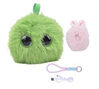 Naroote Juguete de Peluche Inteligente AI, Perro Robot Interactivo con Interacción de Voz en Tiempo Real, Diálogo Multilingüe, Reconocimiento de Emociones, Clonación de Voz, para Niños (Verde