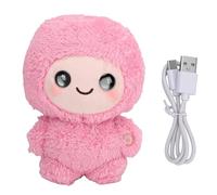 Naroote Juguete de Peluche Inteligente Que Habla AI, Juguete de Peluche Interactivo de Tela de Felpa con Chat de Voz de 66 Idiomas, Respuesta Táctil de Tutoría de Narración de Cuentos (Pink)