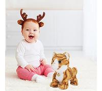 Naroote Juguete Interactivo para Gato Robot de Peluche Electrónico con Control de Voz, Juguete para Gato con Campana para Niños, Educativo para Aprender y Jugar (Narootextywrn81u0-10278099)