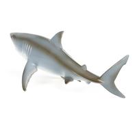 Naroote Juguete Modelo de Tiburón Hueco Realista para Niños para Juego Imaginativo, Aumenta el Interés en Aprender a Nadar, Juguete Marino Ideal para Niños y Niñas, Modelo de Tiburón Tigre de (Grey)